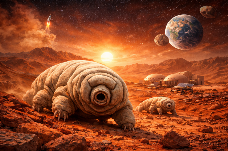 E se i tardigradi riuscissero a sopravvivere su Marte? E se i tardigradi riuscissero a sopravvivere su Marte?