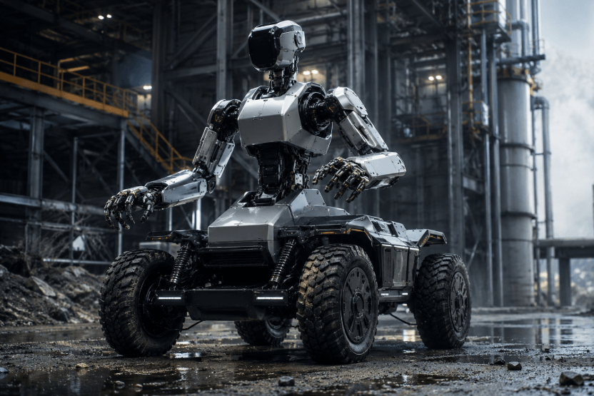 Presentato il primo robot “centauro” al mondo: mobilità su ruote e capacità umanoidi in un unico sistema Presentato il primo robot “centauro” al mondo: mobilità su ruote e capacità umanoidi in un unico sistema