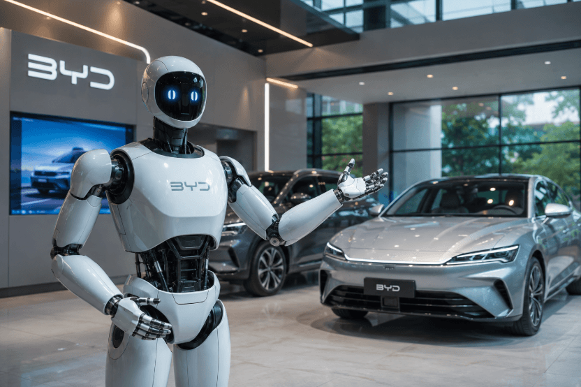 BYD porta i robot umanoidi nei concessionari: arriva Xiao Di BYD porta i robot umanoidi nei concessionari: arriva Xiao Di